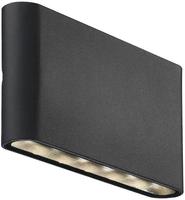 Nordlux - Kinver 84181003 Led-au&szlig;enwandleuchte Led Led Fest Eingebaut 6 W Schwarz