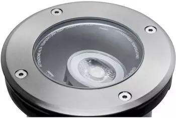 Paulmann Plug&Shine Bodeneinbauleuchte IP67 3000K 20° 6W 24V Silber schwenkbar
