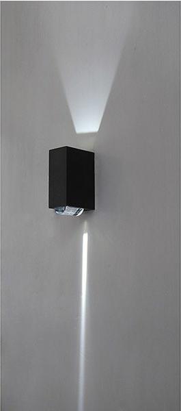OSMOT Eco-Light LED-Außenwandleuchte 2W Neutral-Weiß LED-Design Leuchte Evans Anthrazit (1862GR)