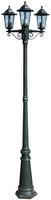 vidaXL Gartenlaterne 3-flammig 215 cm Dunkelgr&uuml;n/Schwarz Aluminium