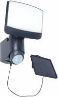 Lutec - Led Solar Wandleuchte Sunshine Mit Bewegungsmelder Ip44, Breite 18cm