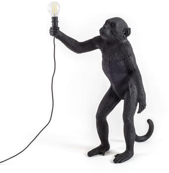 Seletti Monkey Standing Outdoor schwarz
