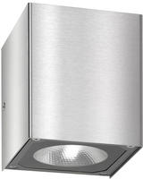 LCD LED-Wandleuchte LB20 2x7W Edelstahl 866lm 3000K