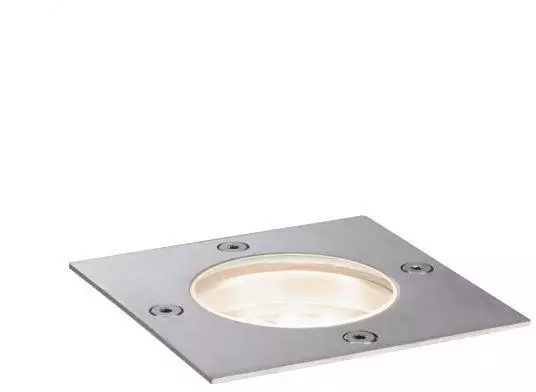 Paulmann Plug & Shine Bodeneinbauleuchte eckig IP65 3000K 4W silber (94227)