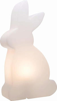 8 seasons Dekoleuchte Hase Shiny 50cm weiß (32478W)