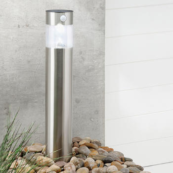 Haushalt International LED Solar Pfostenlampe mit Bewegungmelder 50 x 12 cm (70344)