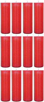HS Candle Grabkerze (12-tlg) 18cm rot