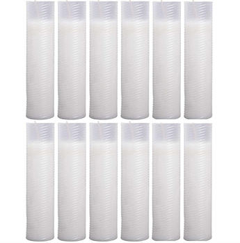 HS Candle Grabkerze (12-tlg) 24cm weiß