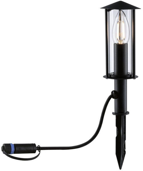 Paulmann Plug Shine Poller Classic Mini Laterne 2W E14 22cm anthrazit (943.23)