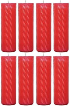 HS Candle Grabkerze (8-tlg) 18cm rot