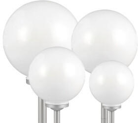 ETC Shop 4er set outdoor led solar kugelleuchte ip44