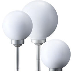 ETC Shop Led solarkugel-3er-set wei&szlig;