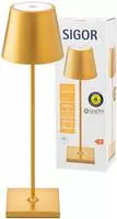 Akku-Tischleuchte Nuindie 380mm goldfarben rund Akku-Tischleuchte Nuindie 380mm goldfarben rund