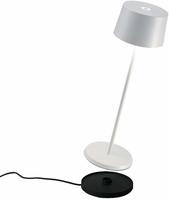 Zafferano LD0850B3, Zafferano Akku-Tischleuchte Olivia Pro Wei&szlig;