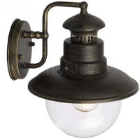 Brilliant Artu 96128/86 Au&szlig;enwandleuchte Energiesparlampe, LED E27 53W Schwarz, Gold
