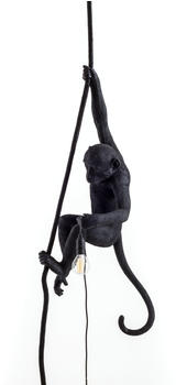 Seletti Monkey Ceiling Hanging LED schwarz