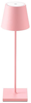 Sigor Nuindie LED-Akku-Tischleuchte rosa