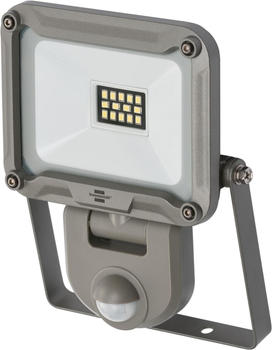 Brennenstuhl Jaro 1000P LED-Fluter 10W 900lm IP44 mit Infrarot-Bewegungsmelder silber (1171250132)
