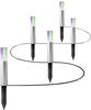 LEDVANCE SMART+ WiFi Garden Pole Lichterkette 5er Basisset MINI RGBW Multicolor