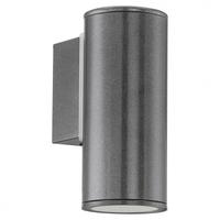 EGLO Wandleuchte "RIGA" GU10 Warmwei&szlig; Wand-/Deckenleuchte, L6,5 x H15 x AL9,5 cm,