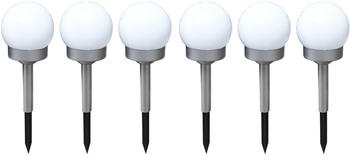 ETC Shop Solar Kugel-Steckleuchten 10cm 6er-Set (80385_2)