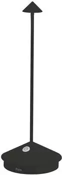 Zafferano Pina Pro LED Outdoor-Tischleuchte 29cm schwarz (LD0650D3)