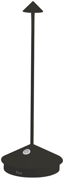 Zafferano Pina Pro LED Outdoor-Tischleuchte 29cm schwarz (LD0650D3)