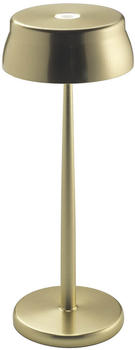 Zafferano Sister Light 32,8cm USB-Akkuleuchte gold eloxiert (LD0300O3)