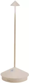 Zafferano Pina Pro LED Outdoor-Tischleuchte 29cm sand (LD0650S3)