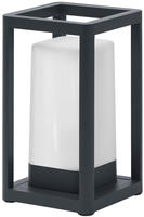 Smart+ Wifi Table Frame Powerbank 20,3cm, Dimmbares Windlicht, Aluminium-geh&auml;use,