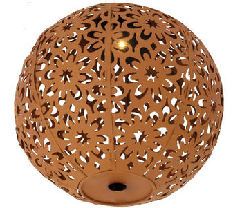 Kynast Garden Solar-Metallkugel &Oslash;20cm Rost-Optik (61270389)