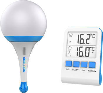 Steinbach GmbH Steinbach Poollicht mit Funkthermometer (61340)