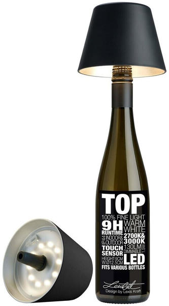 Sompex Flaschenaufsatz-Lampe LED 1,5W schwarz