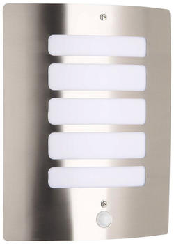 Brilliant Avon LED-Außenwandlampe stehend edelstahl