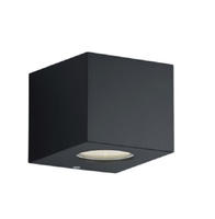 REALITY Leuchten LED Au&szlig;en-Wandleuchte "Cordoba" LED-Board 1 Stk. Warmwei&szlig; Schwarz