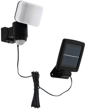 Eglo LED Solarwandleuchte Casabas 5W/470lm IP44 mit Bewegungsmelder schwarz (98195)