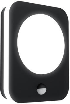 Eglo LED Wandleuchte Madriz 3,6W/1480lm IP44 Bewegungsmelder schwarz (99584)