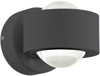 EGLO Wandleuchte "Treviolo LED Au&szlig;en Wandlampe, 2fach Wandleuchte, Aluminium-Guss,