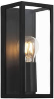 EGLO Wandleuchte "AMEZOLA Wandlampe, Stahl und Glas, Lampe, E27, IP44,