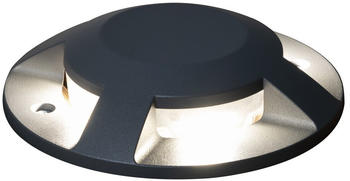 Konstsmide LED Terrassen-/Bodenaufbaustrahler 4x 3W/980lm IP65 grau (7878-370)