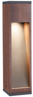 Paulmann Pollerleuchte "Trabia IP44 eckig 3000K 3,5W 230lm 230V 38 GU10 Holz" GU10 1