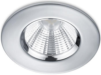 Trio LED Einbaustrahler Zagros Chrom rund 5,5W/345lm IP65 (650710106)