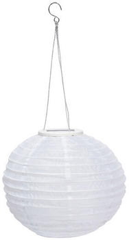 Dehner Solar-Lampion Ø28cm weiß