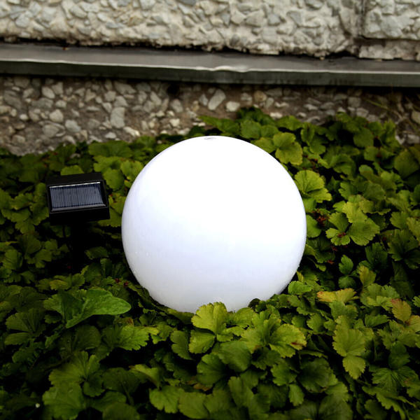 Star Trading Solar- Gartenkugel Globus, mit Sensor und LED, Ø 200 mm