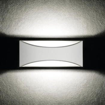Kanlux LED Wandleuchte Biso in Weiß 8W 140lm IP54 weiß