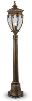 Maytoni Wegeleuchte Fleur in Messing und Schwarz E27 IP44 1130mm gold / messing