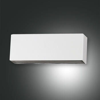 Fabas Luce LED Wandleuchte Trigg in weiß 14W 1300lm IP54 weiß