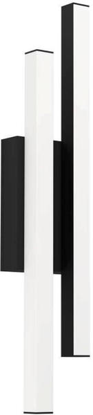 Eglo LED Wandleuchte Serricella in Schwarz und Weiß 2x 4,5W 2200lm IP55 schwarz