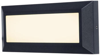 Lutec LED Wandleuchte Helena in Schwarz-matt und Weiß 11W 450lm IP54 schwarz