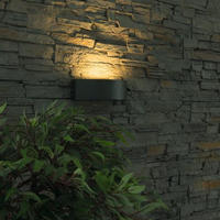 HEITRONIC Au&szlig;en-Wandleuchte "Hoja" E27 1 Stk. Wandlampe, Au&szlig;enlampe, Lichtaustritt